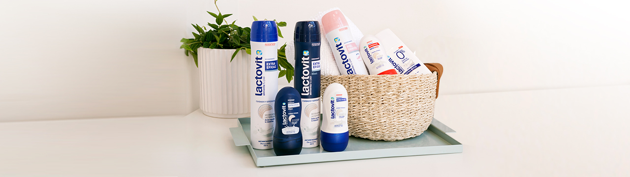 Header gama desodorantes lactovit, spray y roll-on